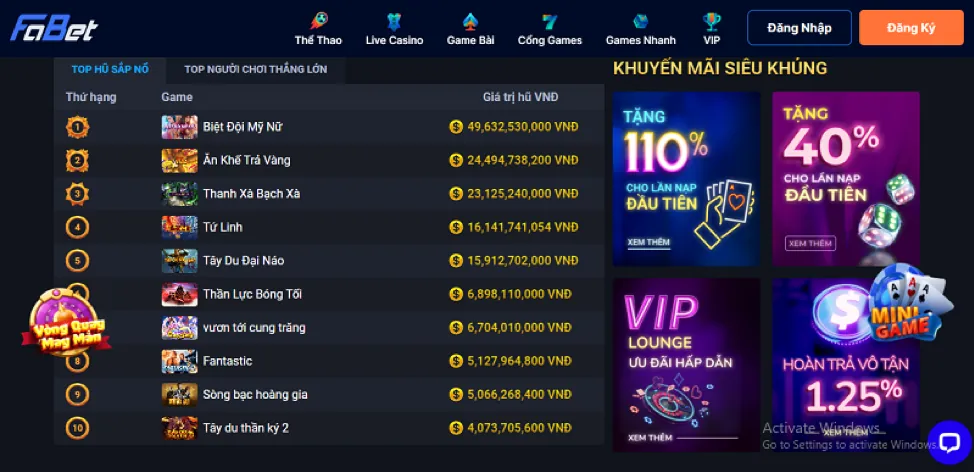 Ưu đãi đặc biệt cho go789 Casino Trực Tuyến